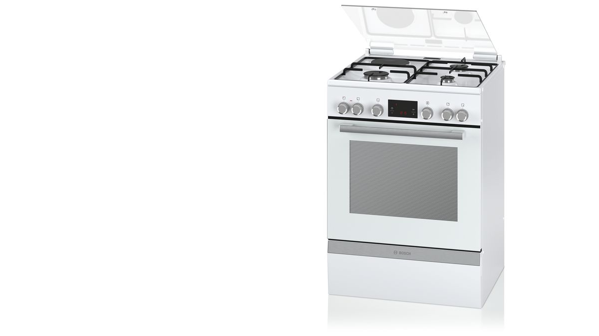 Serie | 2 Freestanding dual fuel cooker White HGD64D221Q HGD64D221Q-4