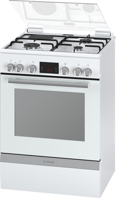 Serie | 2 Freestanding dual fuel cooker White HGD64D221Q HGD64D221Q-1