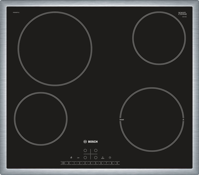 Serie 6 Električna ploča za kuhanje 60 cm Crna, ugradnja s okvirom PKE645FP1E PKE645FP1E-1