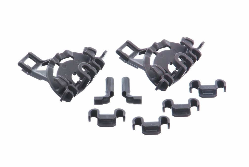 Flip Tine Set Lower Rack Contains clamp 418498, latch 418499 and sleeve 420199 00428344 00428344-1