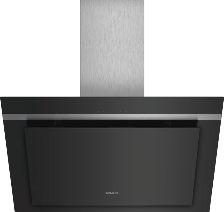 iQ300 Vägghängd fläkt 80 cm Klarglas med svart tryck LC87KHM60 LC87KHM60-1
