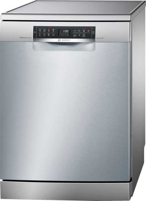 Serie | 6 Mașina de spălat vase independentă 60 cm Silver Inox anti amprenta SMS68TI01E SMS68TI01E-1