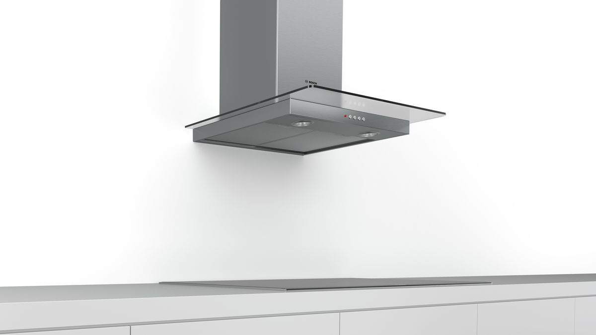 Series 4 Wall-mounted Extractor Hood 60 cm clear glass DWG66CD50Z DWG66CD50Z-4