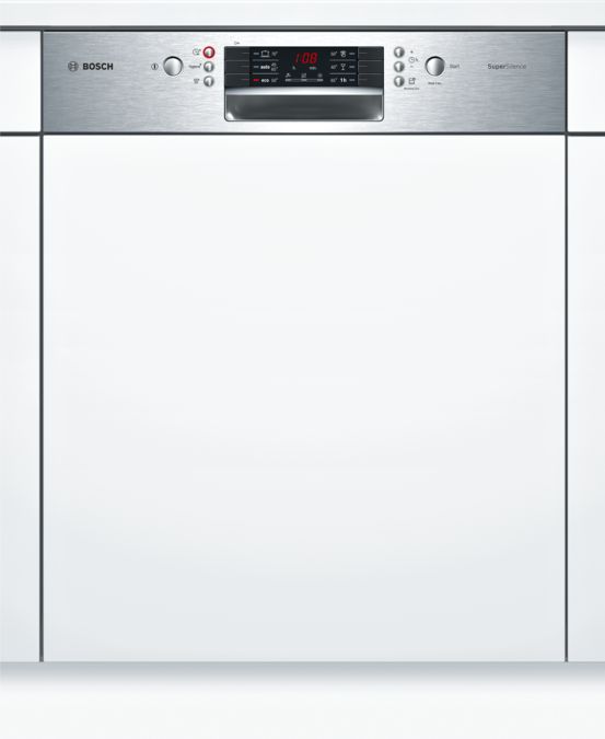 Série 4 Lave-vaisselle intégrable avec bandeau 60 cm Metallic SMI46AS04E SMI46AS04E-1