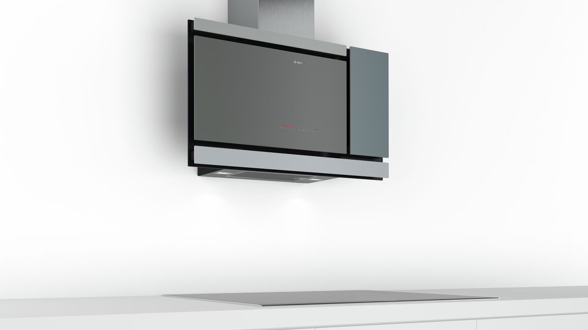 Serie | 8 Wall-mounted Extractor Hood 90 cm Grey DWF97MP70 DWF97MP70-4