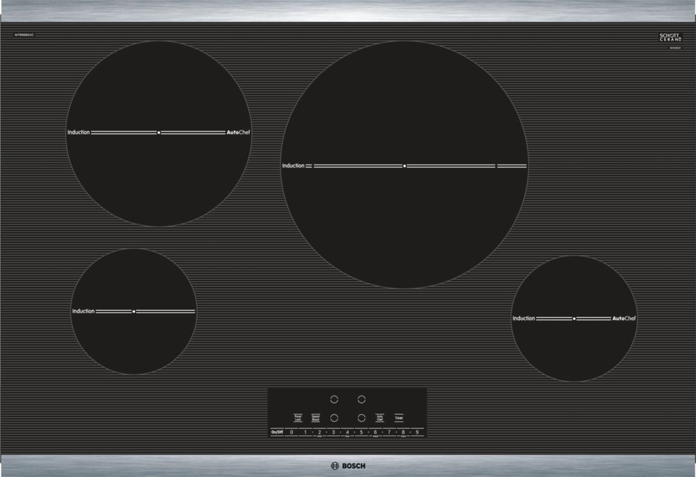 800 Series Induction Cooktop 30'' Black NIT8068SUC NIT8068SUC-1