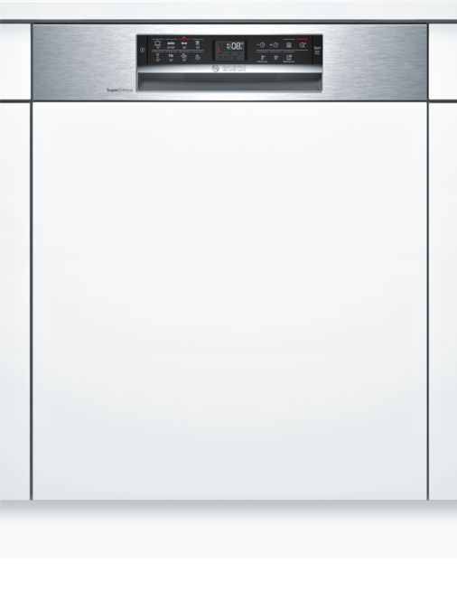 Bosch Built-in Semi Integrated Dishwasher White SMI68MS10M