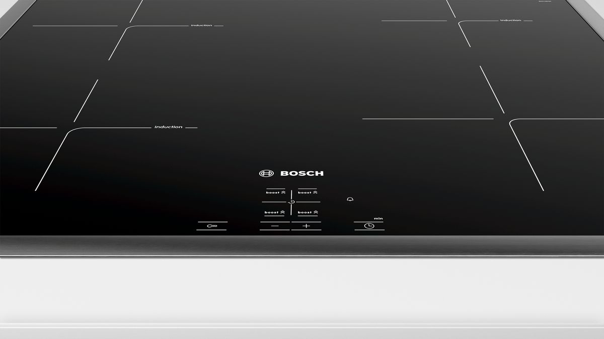 Serie | 4 Induktionshäll 60 cm control panel on the cooker, Svart NUE645CB2E NUE645CB2E-2
