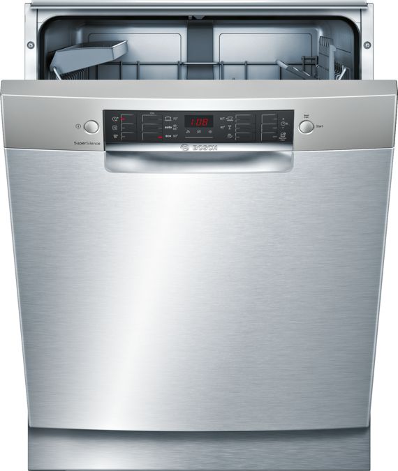 Serie | 4 Opvaskemaskine til underbygning 60 cm stål SMU46CI00S SMU46CI00S-1