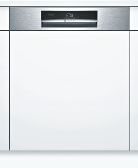 Série 8 Lave-vaisselle intégrable avec bandeau 60 cm Metallic SMI88TS46E SMI88TS46E-1