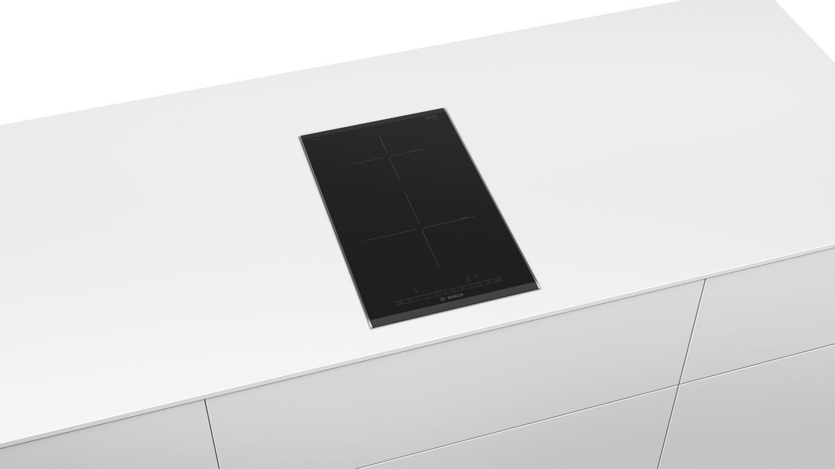 Série 6 Domino induction 30 cm Noir, avec cadre PIB375FB1E PIB375FB1E-4