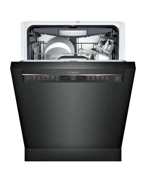 800 Series Dishwasher 24'' Custom Panel Ready Black SHEM78W56N SHEM78W56N-3