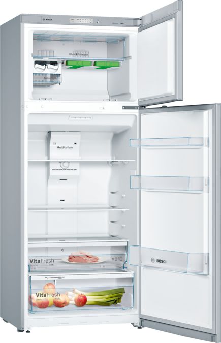Series 4 Freestanding Fridge-freezer (Top freezer) 171 x 70 cm Inox-look KDN42VL255 KDN42VL255-2