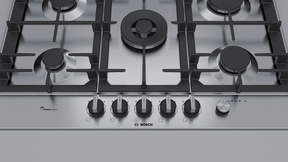 Serie | 6 Gas hob 75 cm Stainless steel PCQ7A5M90R PCQ7A5M90R-2