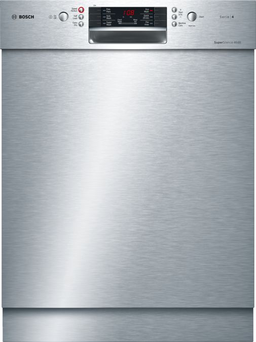 Serie | 4 built-under dishwasher 60 cm Stainless steel SMU46GS01A SMU46GS01A-1