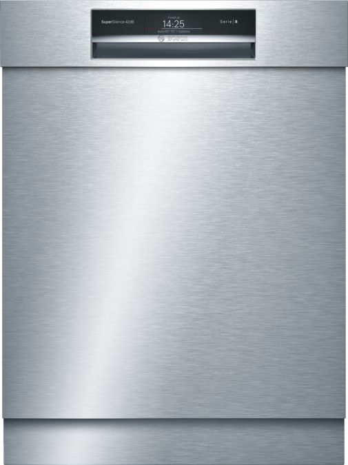Serie | 8 Built-under dishwasher 60 cm Stainless steel SMU88TS05A SMU88TS05A-1