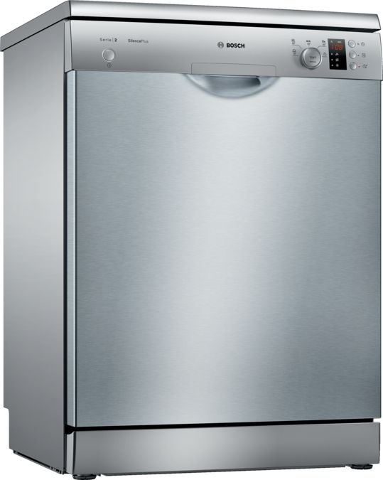 Seria 2 Mașina de spălat vase independentă 60 cm Silver Inox anti amprenta SMS25AI05E SMS25AI05E-1