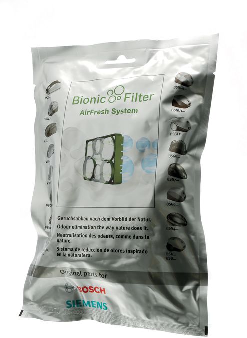 Bionic filter AirFresh filter for vacuum cleaners 00468637 00468637-3