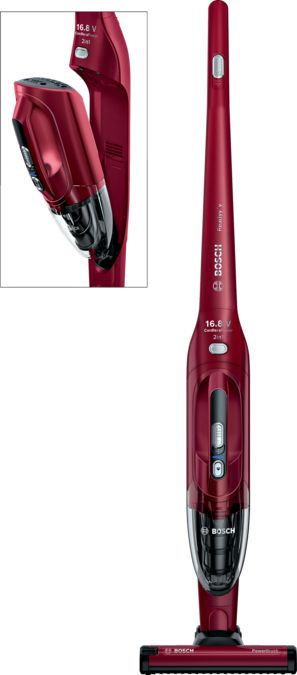 Aspirateur rechargeable Readyy'y 16.8V Rouge BBH21630R BBH21630R-1