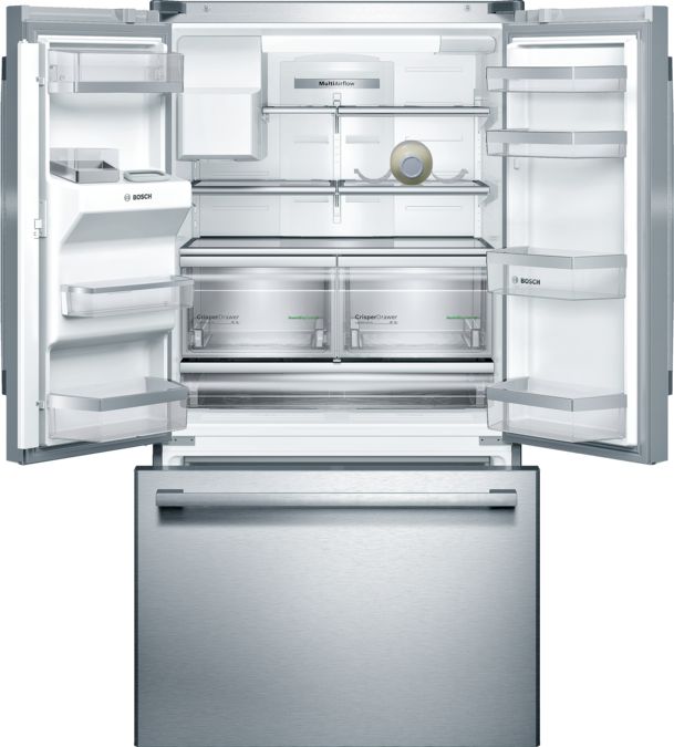 Série 800 Réfrigérateur à portes françaises congélateur en bas 36'' acier inox, Acier inoxydable facile à nettoyer B26FT50SNS B26FT50SNS-2