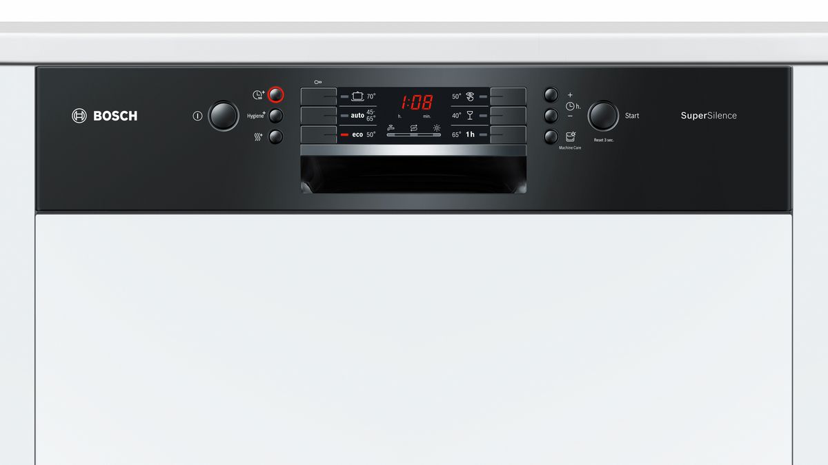 Serie | 4 Lave-vaisselle intégrable avec bandeau 60 cm Noir SMI46IB05E SMI46IB05E-4