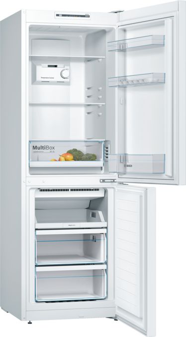 Serie | 2 free-standing fridge-freezer with freezer at bottom White KGN33NW20G KGN33NW20G-1