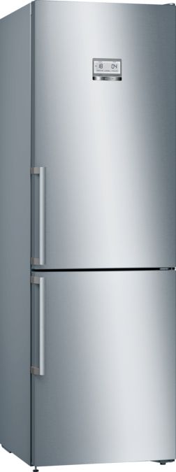 Serie | 6 Chłodziarko-zamrażarka wolnostojąca z dolną zamrażarką 186 x 60 cm Stal nierdzewna (z powłoką AntiFingerprint) KGN36AI35 KGN36AI35-1