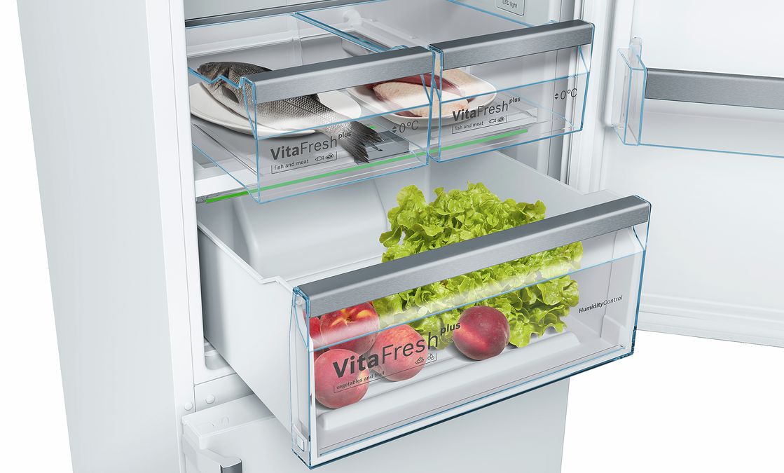 Serie | 6 Free-standing fridge-freezer with freezer at bottom 186 x 60 cm White KGN36AW35G KGN36AW35G-7