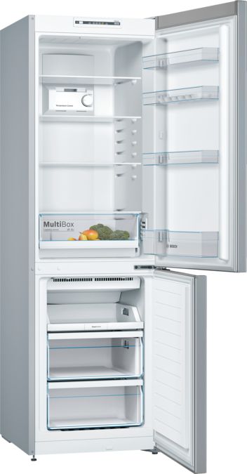 Serie | 2 Frigo-congelatore combinato da libero posizionamento 186 x 60 cm Inox look KGN36NL30 KGN36NL30-9