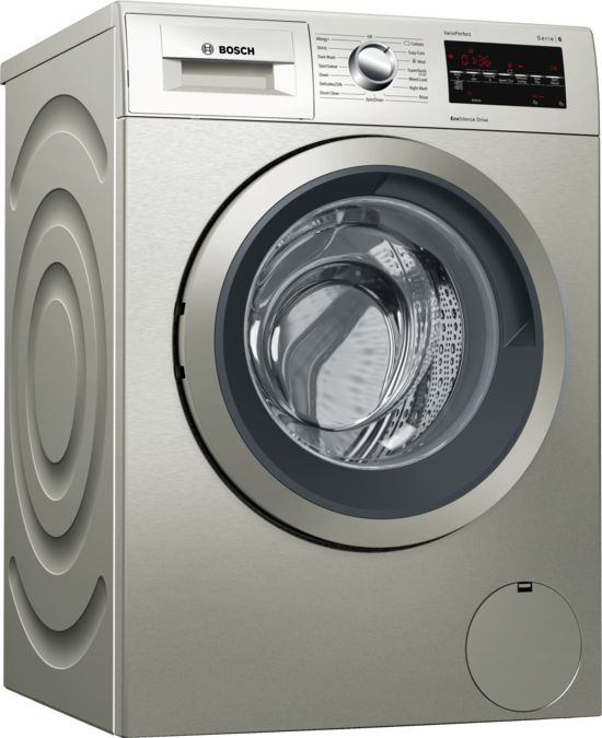 Serie | 6 Washing machine, front loader 9 kg 1400 rpm, Inox-easyclean WAT2840SGB WAT2840SGB-1
