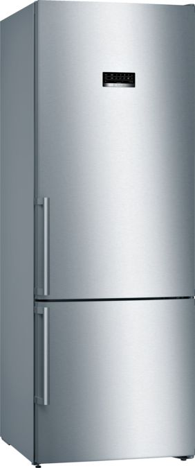 Serie | 4 Voľne stojaca chladnička s mrazničkou dole 193 x 70 cm Nerez s povrchom AntiFingerPrint KGN56XI40 KGN56XI40-1