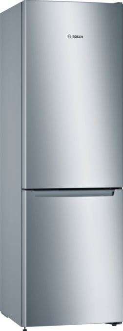 Serie | 2 Szabadonálló, alulfagyasztós hűtő-fagyasztó kombináció 186 x 60 cm Nemesacél kinézet KGN36NL30 KGN36NL30-1