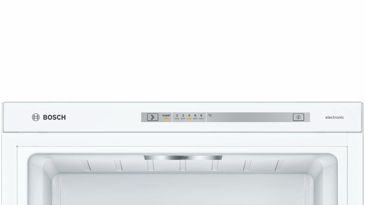 Серія 4 Окремовстановлюваний холодильник з нижньою морозильною камерою 186 x 60 cm Білий KGV36UW206 KGV36UW206-3