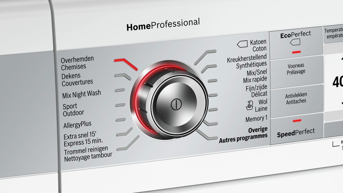 HomeProfessional wasmachine, frontlader 9 kg 1600 rpm WAY32542FG WAY32542FG-3