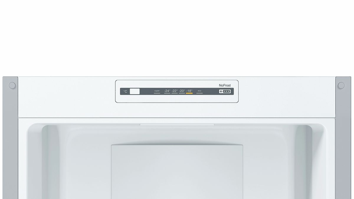 Serie | 2 Free-standing fridge-freezer with freezer at bottom 186 x 60 cm Inox-look KGN34NL3AG KGN34NL3AG-3