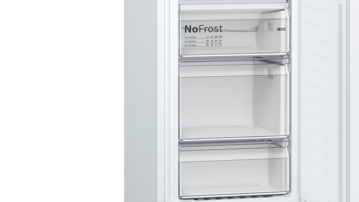 Serie | 2 Free-standing fridge-freezer with freezer at bottom 186 x 60 cm White KGN34NW3AG KGN34NW3AG-6