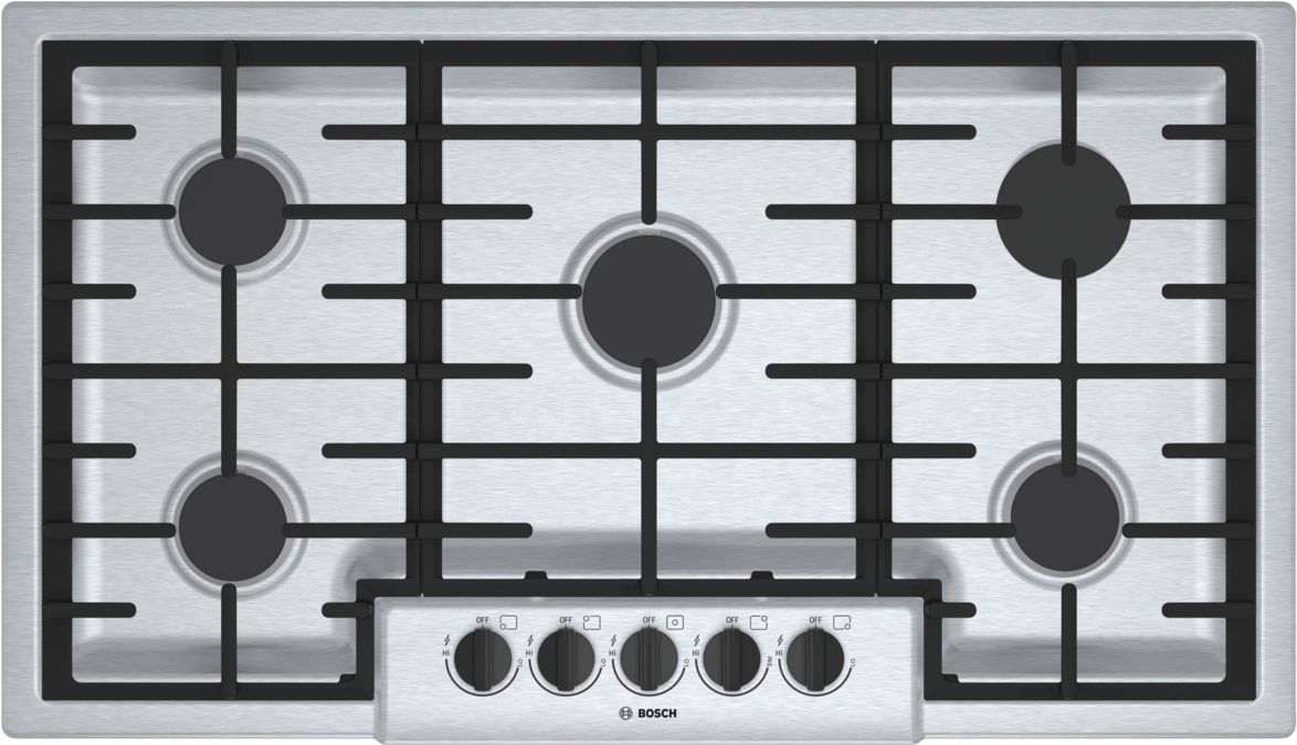 500 Series Gas Cooktop 36'' Stainless steel NGM5656UC NGM5656UC-1
