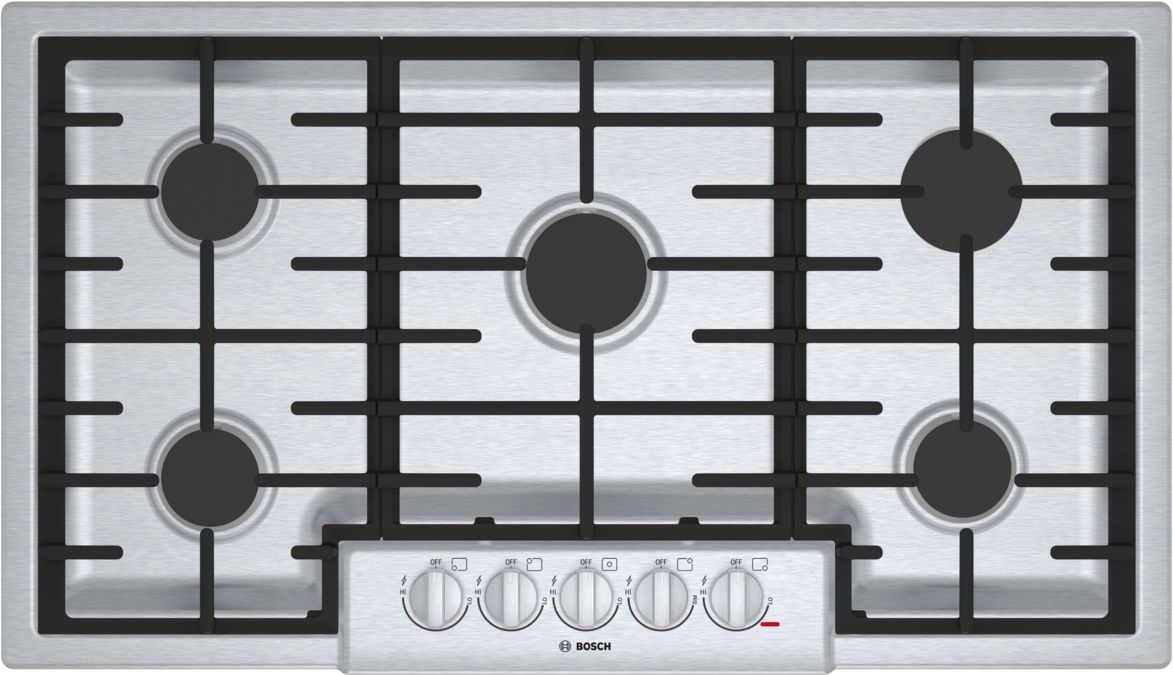 800 Series Gas Cooktop 36'' Stainless steel NGM8656UC NGM8656UC-1