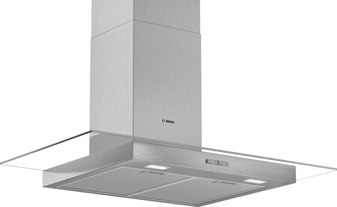 Series 2 Wall-mounted cooker hood 90 cm clear glass DWG94BC50B DWG94BC50B-1