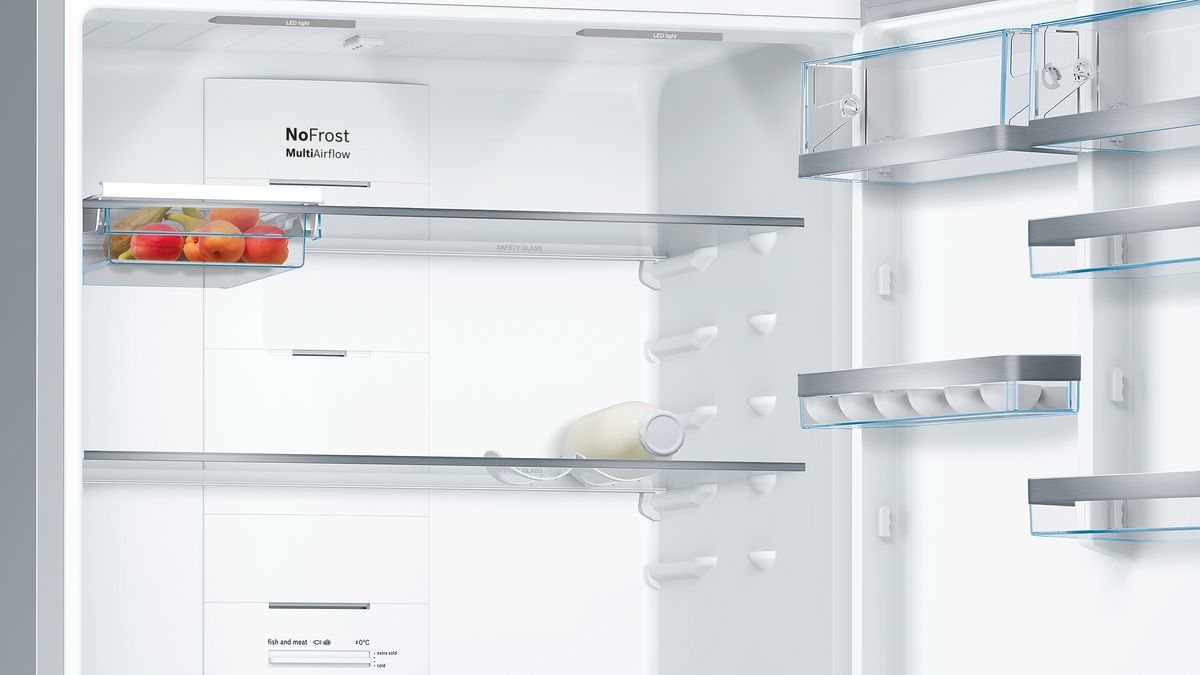 Séria 6 Voľne stojaca chladnička s mrazničkou dole 186 x 86 cm Nerez s povrchom AntiFingerPrint KGN86AIDP KGN86AIDP-4