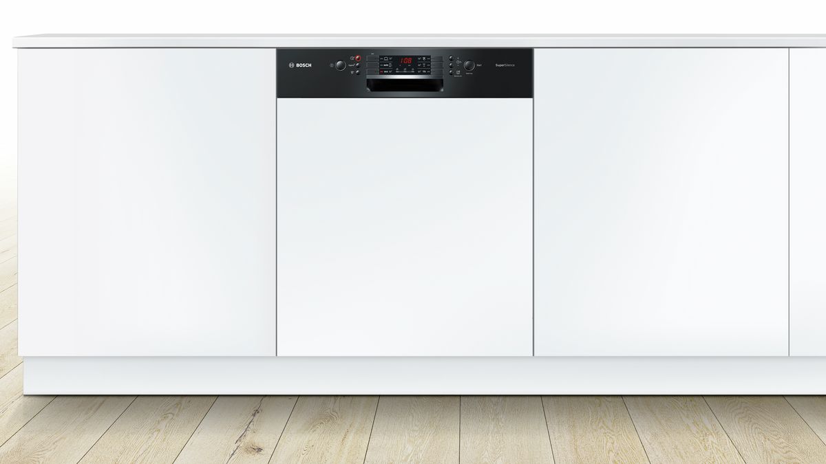 Serie | 4 Lave-vaisselle intégrable avec bandeau 60 cm Noir SMI46IB05E SMI46IB05E-2