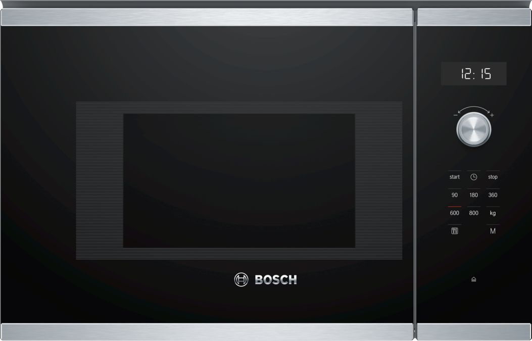 Bosch 20 Litres Built In Microwave Color Black BFL524MS0M