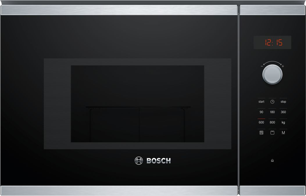 Microondas integrable - Bosch BEL623MS3, 1.270 W, 5 potencias, 20 l, Acero  inoxidable por 176.8€