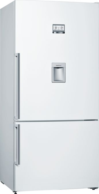 Series 6 free-standing fridge-freezer with freezer at bottom 186 x 86 cm White KGD86AW304 KGD86AW304-1