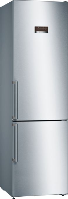 Serie | 4 Szabadonálló, alulfagyasztós hűtő-fagyasztó kombináció 203 x 60 cm Nemesacél (ujjlenyomat mentes borítás) KGN39XI38 KGN39XI38-1