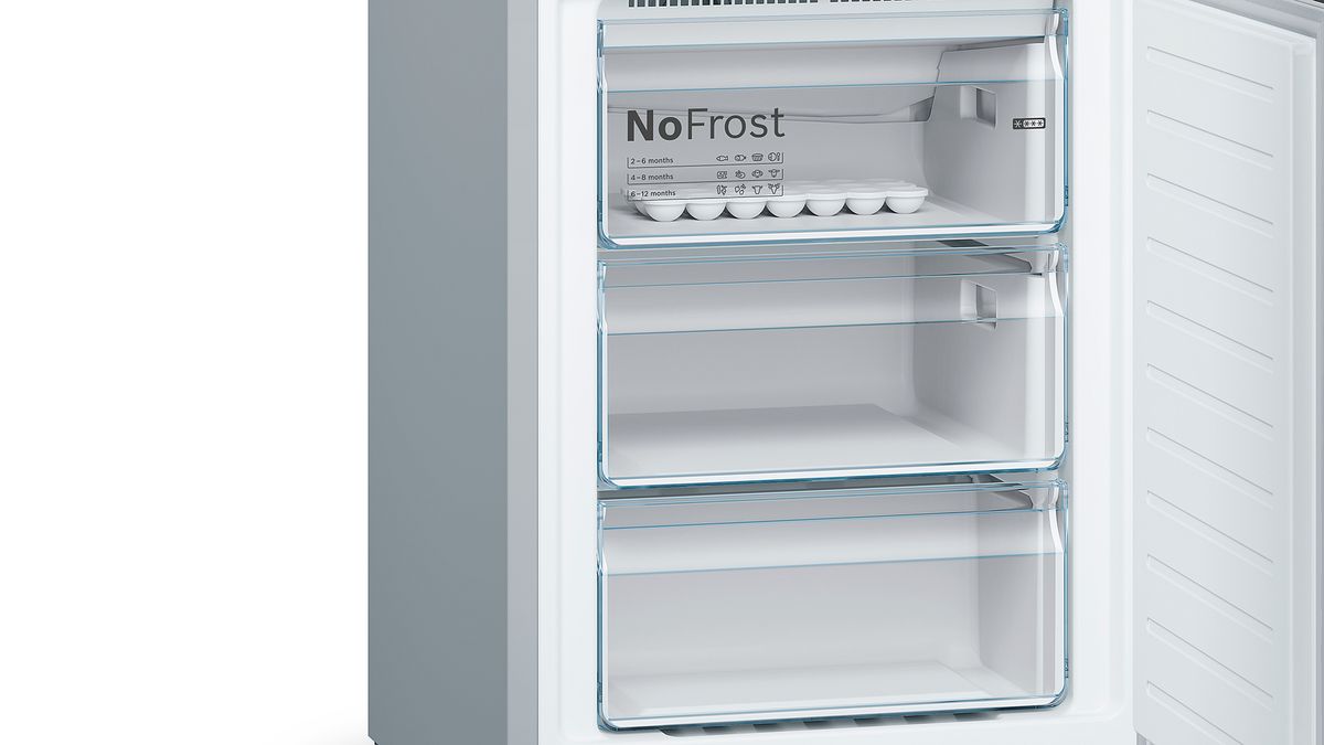 Serie | 4 Free-standing fridge-freezer with freezer at bottom 203 x 60 cm Inox-look KGN39XL35G KGN39XL35G-6