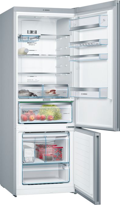 KGN56LB40O Tủ lạnh ngăn có ngăn đá dưới, cửa kính | BOSCH VN