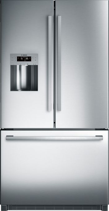 800 Series French Door Bottom Mount Refrigerator 36'' Stainless Steel, Easy clean stainless steel B26FT50SNS B26FT50SNS-1