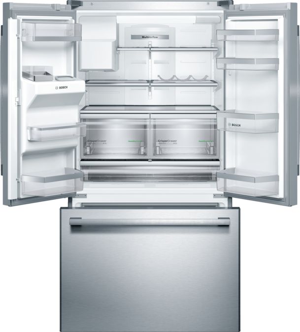 800 Series French Door Bottom Mount Refrigerator 36'' Stainless Steel, Easy clean stainless steel B26FT50SNS B26FT50SNS-3