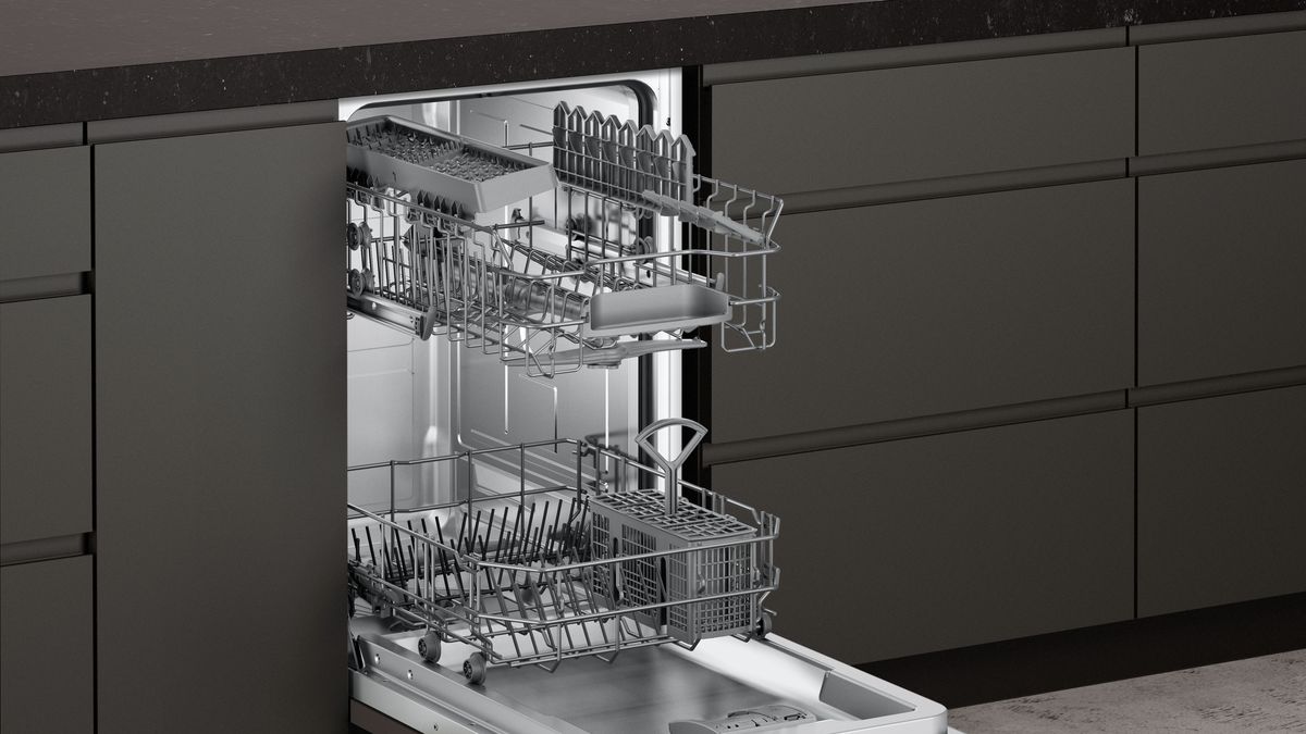 Série 2 Lave-vaisselle intégrable avec bandeau 45 cm Metallic SPI25CS00E SPI25CS00E-3